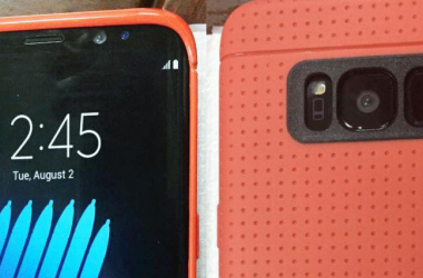 Galaxy S8 dentro cover close