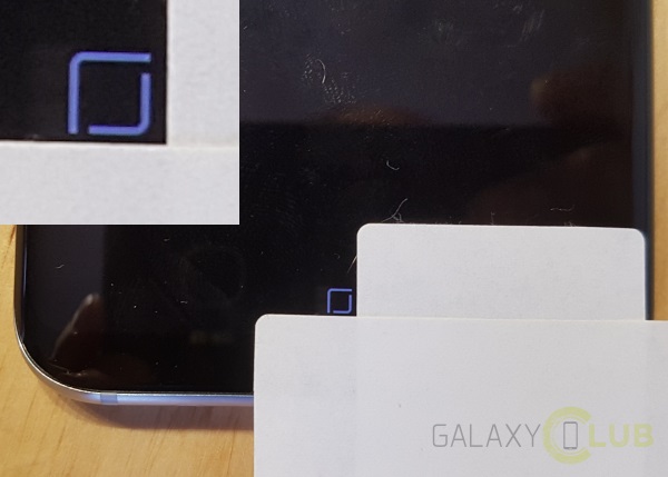 Galaxy S8 pulsante Home burn-in