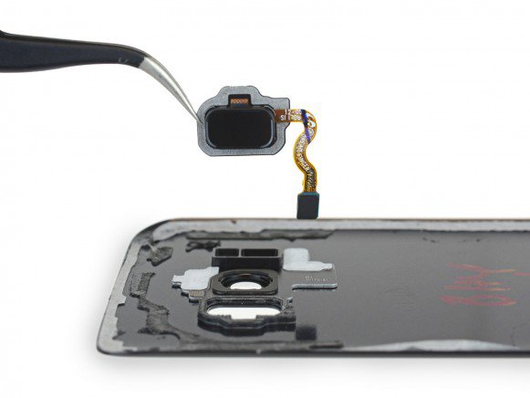 Galaxy S8 teardown fotocamera