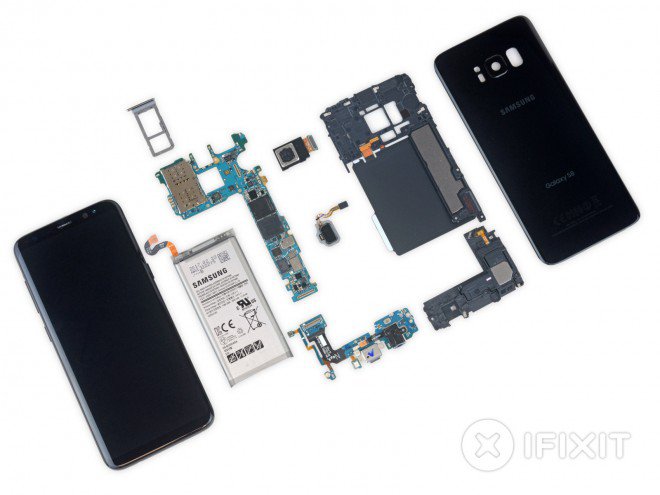 Galaxy S8 teardown iFixit
