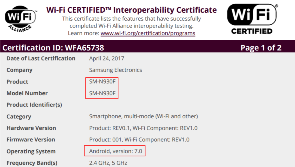 Samsung Galaxy Note 7 Ricondizionato