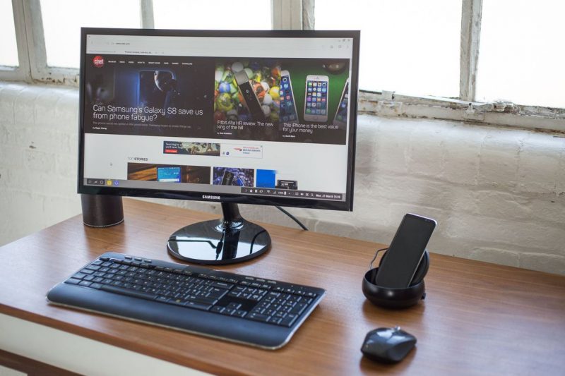Galaxay S8 produttività Samsung DeX