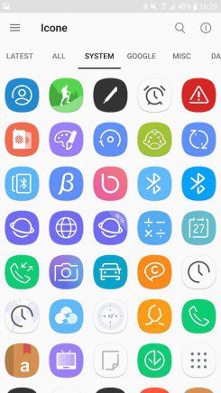 Samsung Galaxy S8 icon pack 4