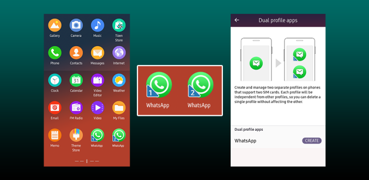 Samsung Tizen app condivise