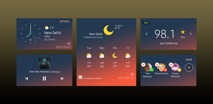Samsung Tizen widget