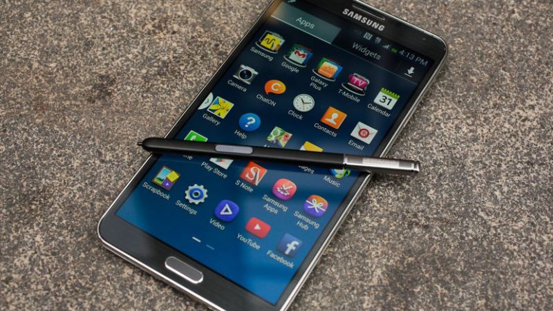 Samsung galaxy Note 3 Aggiornamento